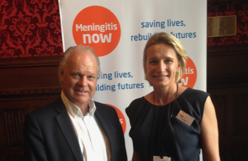 Campaigning for Meningitis Now at our Parliamentary reception
